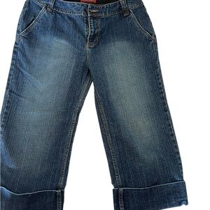 Hillard & Hanson Wide Leg Blue Jeans